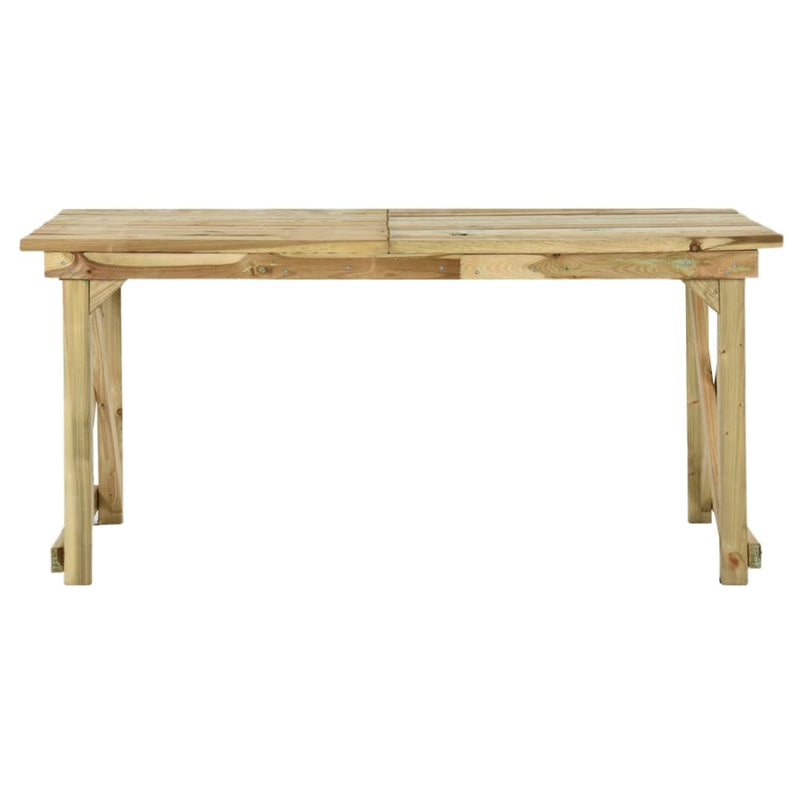 Tuintafel 160x79x75 cm hout MeubelReus