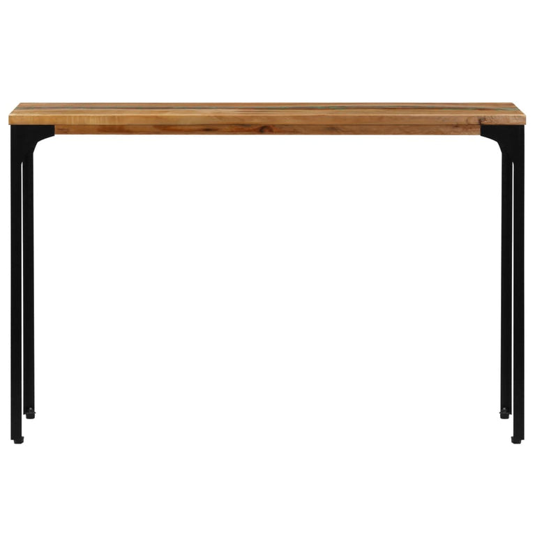 Wandtafel 120x35x76 cm massief gerecycled hout MeubelReus