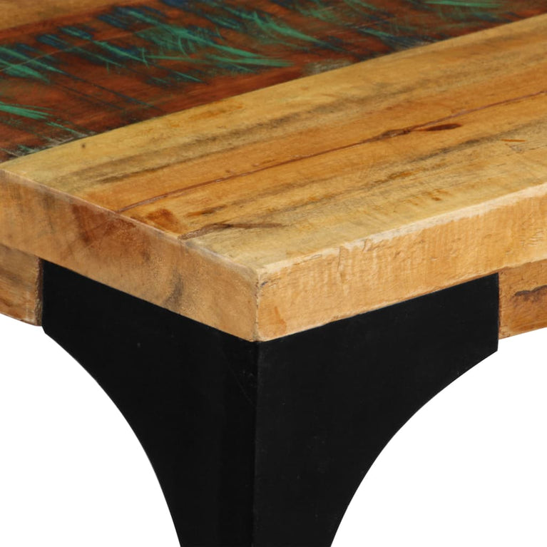 Wandtafel 120x35x76 cm massief gerecycled hout MeubelReus