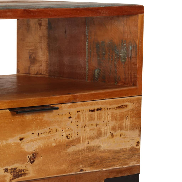 Tv-meubel 118x35x45 cm massief gerecycled hout MeubelReus