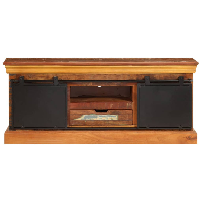 Tv-meubel 110x30x45 cm massief gerecycled hout MeubelReus
