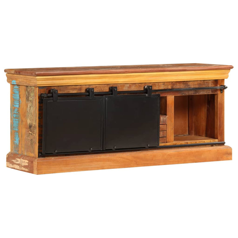 Tv-meubel 110x30x45 cm massief gerecycled hout MeubelReus
