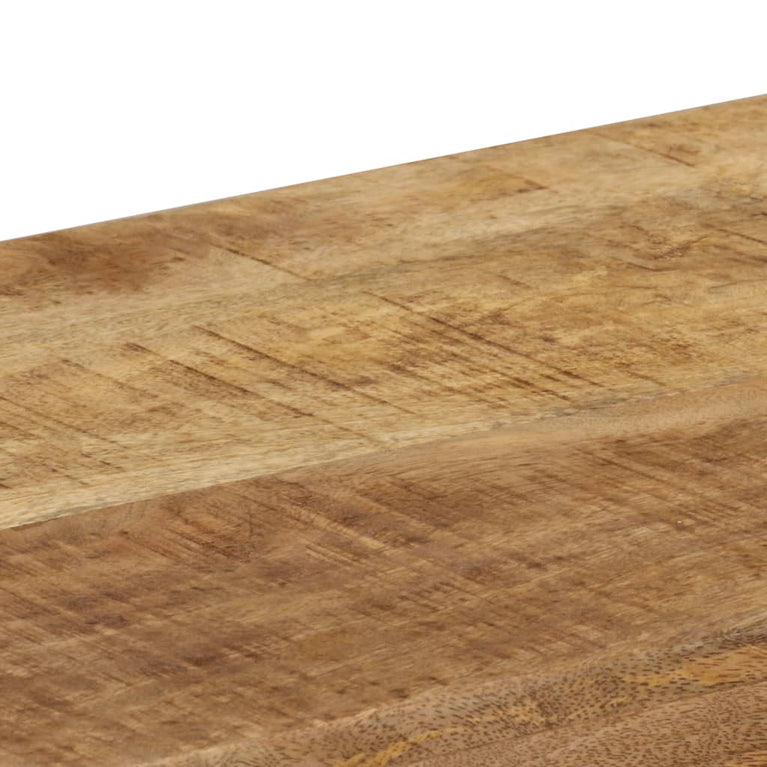 Wandtafel 120x35x76 cm massief mangohout en staal MeubelReus