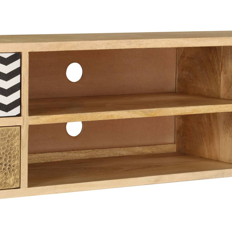 Tv-meubel 120x30x40 cm massief mangohout MeubelReus