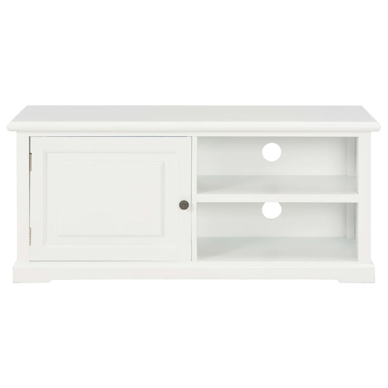 Tv-meubel 90x30x40 cm hout wit