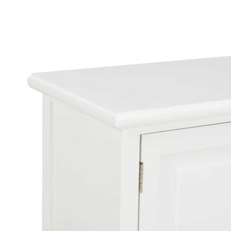 Tv-meubel 90x30x40 cm hout wit