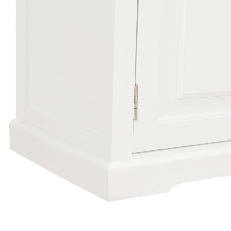 Tv-meubel 90x30x40 cm hout wit