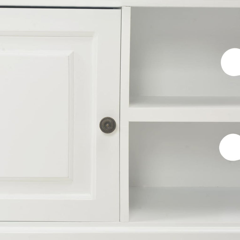 Tv-meubel 90x30x40 cm hout wit