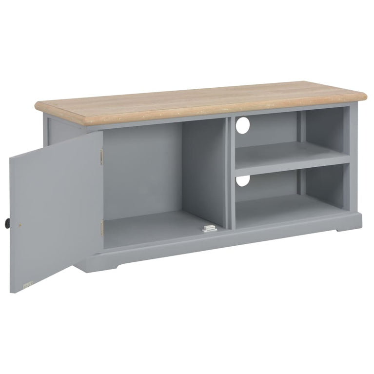 Tv-meubel 90x30x40 cm hout grijs MeubelReus