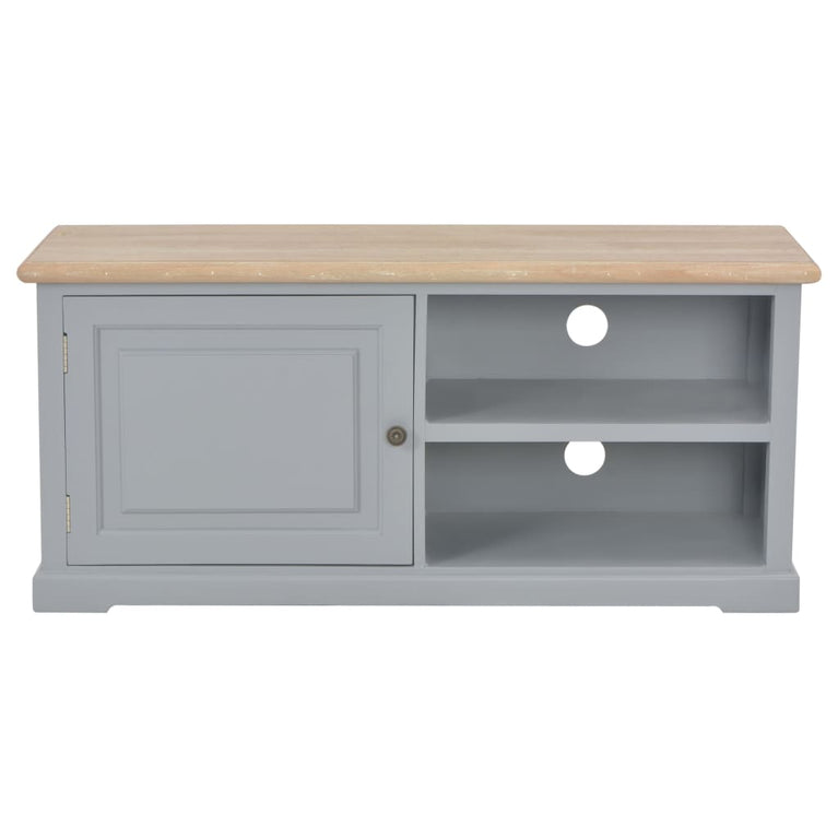 Tv-meubel 90x30x40 cm hout grijs MeubelReus
