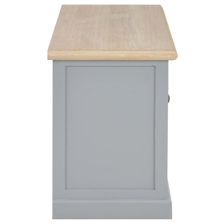 Tv-meubel 90x30x40 cm hout grijs MeubelReus