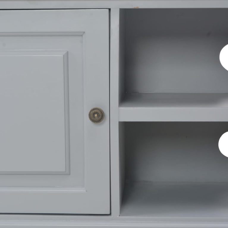 Tv-meubel 90x30x40 cm hout grijs MeubelReus