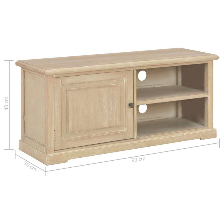 Tv-meubel 90x30x40 cm hout MeubelReus