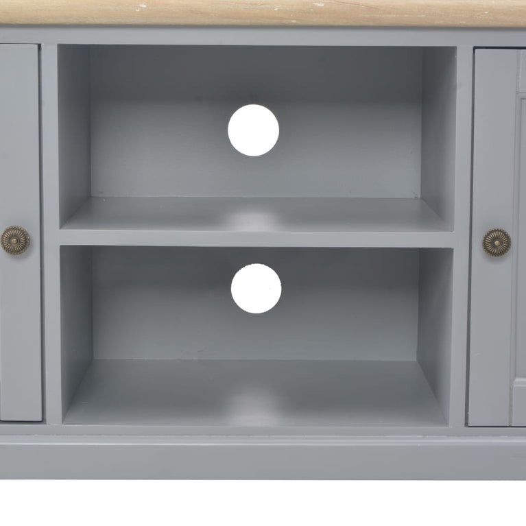 Tv-meubel 120x30x40 cm hout grijs MeubelReus