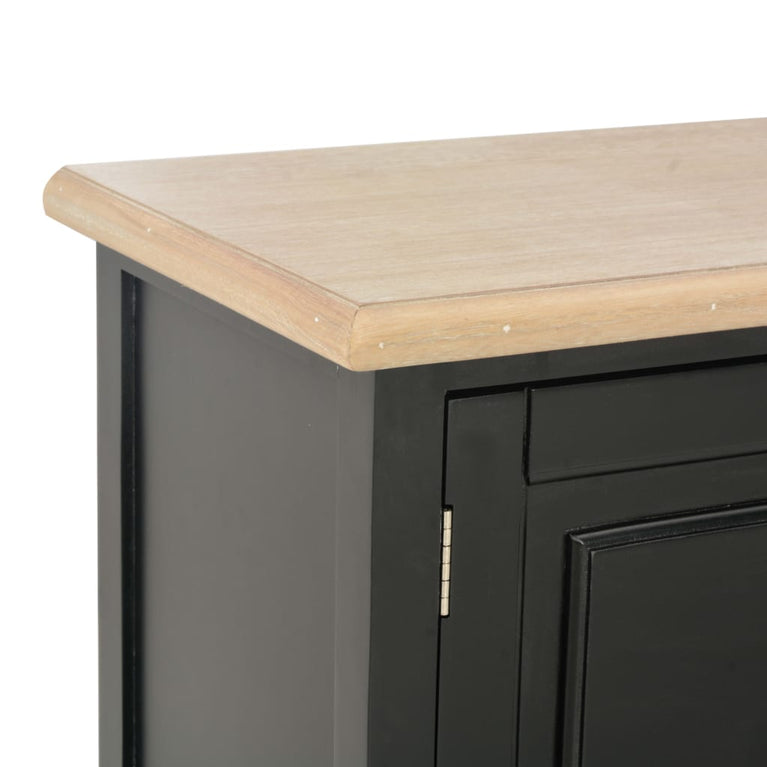 Tv-meubel 120x30x40 cm hout zwart MeubelReus