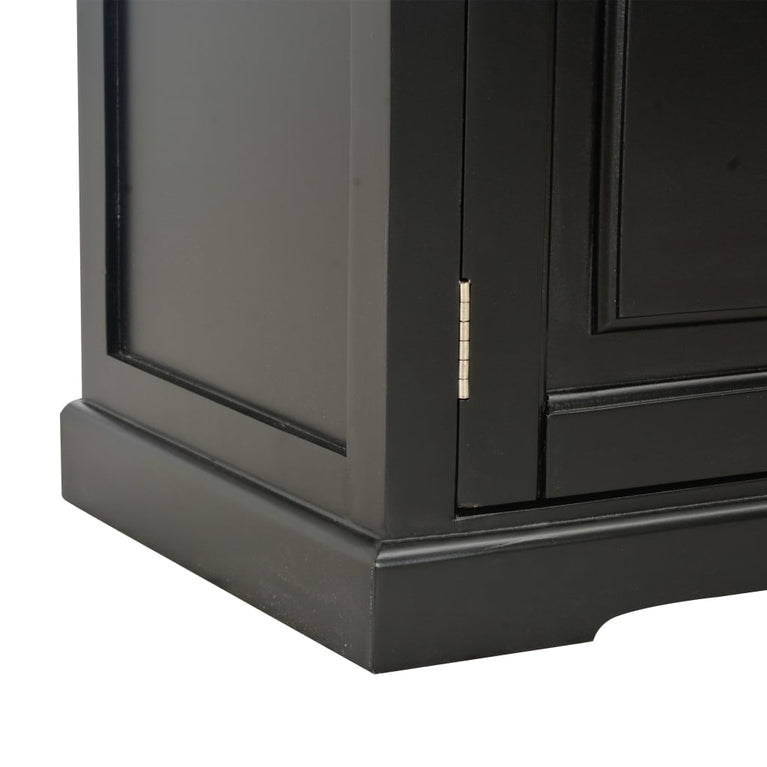 Tv-meubel 120x30x40 cm hout zwart MeubelReus