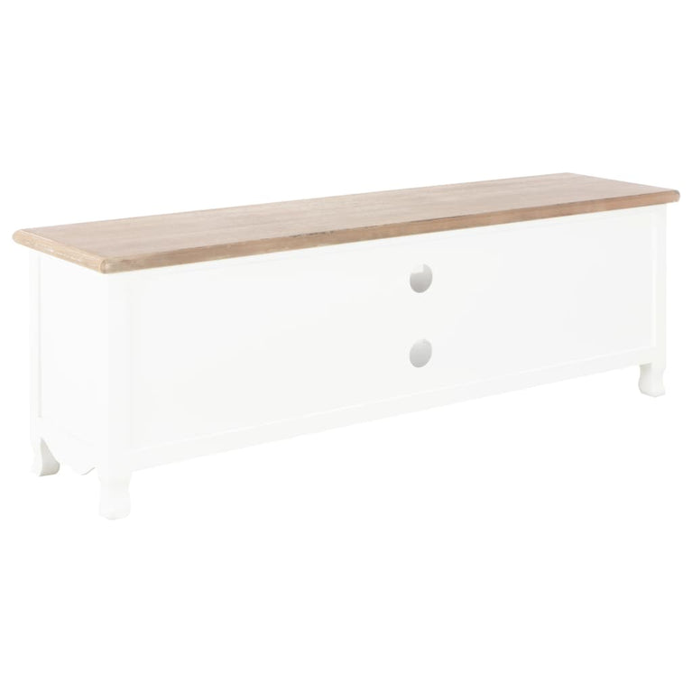 Tv-meubel 120x30x40 cm hout wit