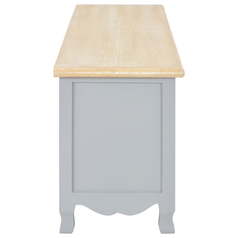 Tv-meubel 120x30x40 cm hout grijs MeubelReus