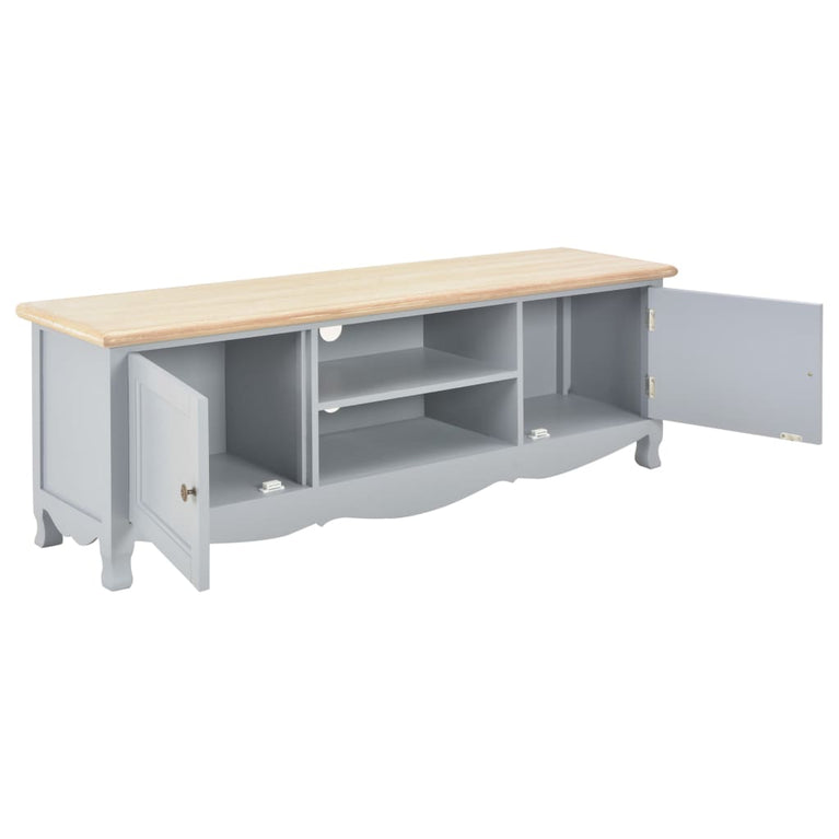 Tv-meubel 120x30x40 cm hout grijs MeubelReus