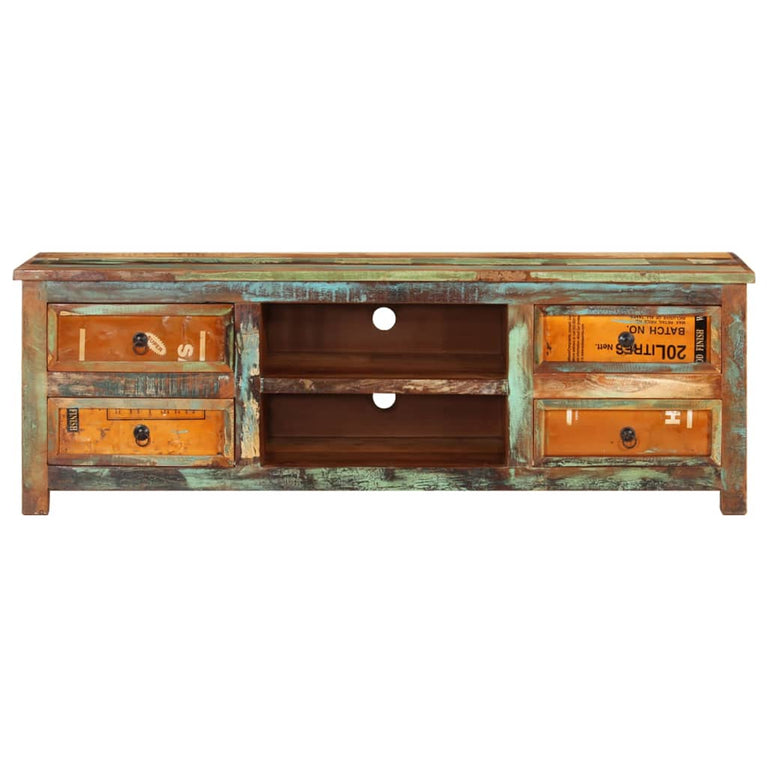 Tv-meubel met 4 lades gerecycled hout MeubelReus