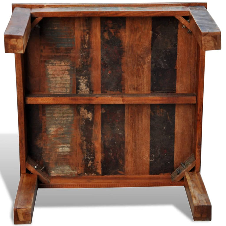 Salontafel vierkant gerecycled hout MeubelReus