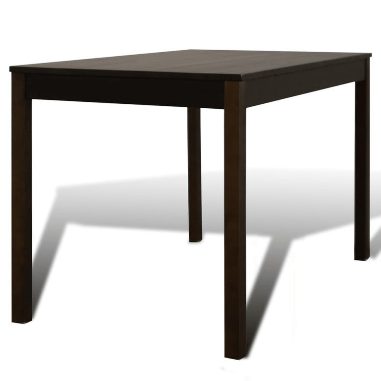 Eettafel met 4 stoelen hout bruin MeubelReus