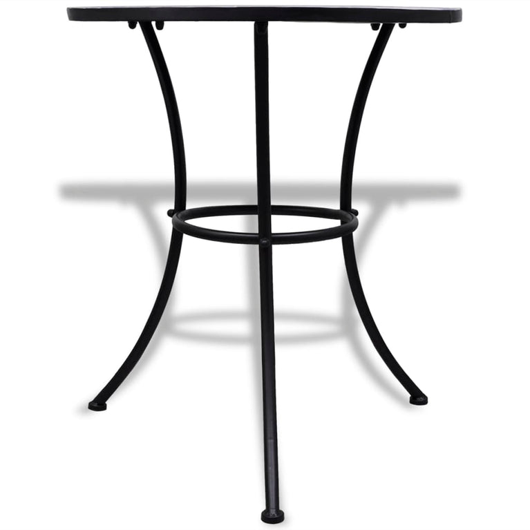 Bistrotafel 60 cm mozaïek blauw en wit MeubelReus