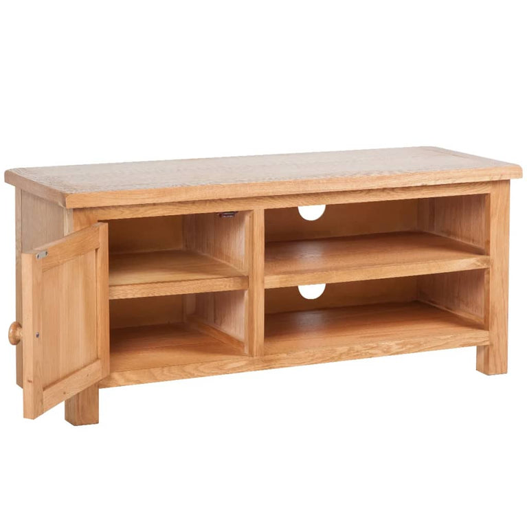 Tv-meubel 103x36x46 cm massief eikenhout MeubelReus
