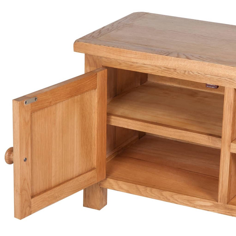Tv-meubel 103x36x46 cm massief eikenhout MeubelReus