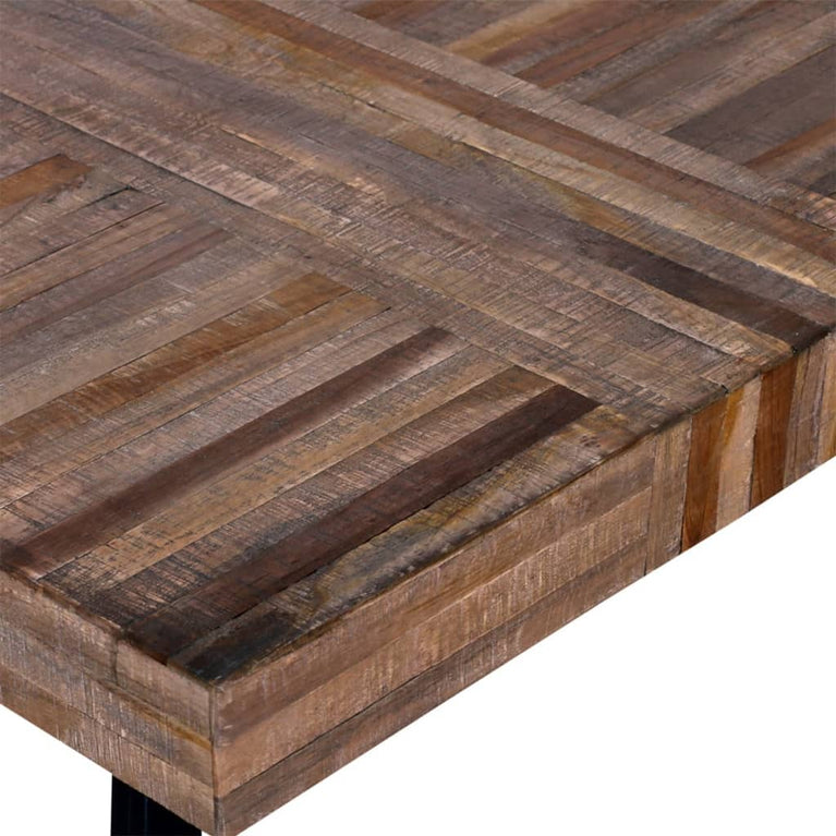 Salontafel vierkant gerecycled teakhout MeubelReus