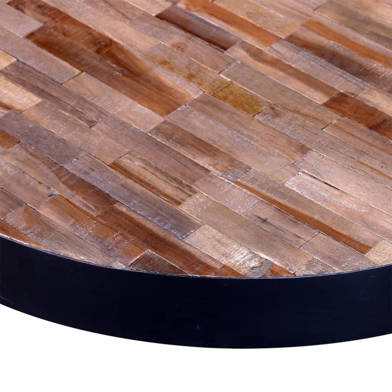 Salontafel rond gerecycled teakhout MeubelReus