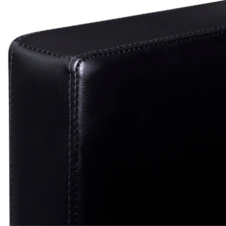 Driezitsbank kunstleer zwart MeubelReus