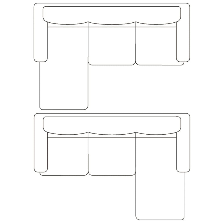 Driezitsbank kunstleer zwart MeubelReus