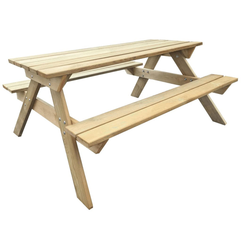 Picknicktafel 150x135x71,5 cm hout MeubelReus