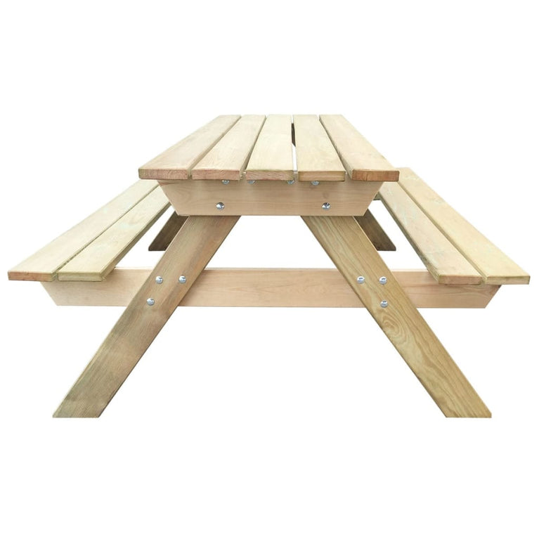 Picknicktafel 150x135x71,5 cm hout MeubelReus