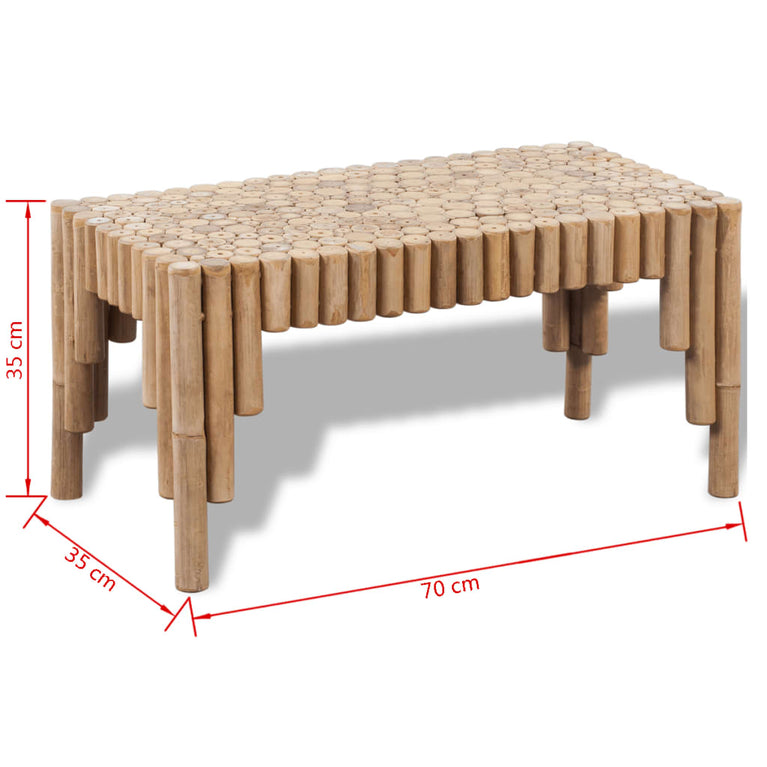 Salontafel bamboe MeubelReus