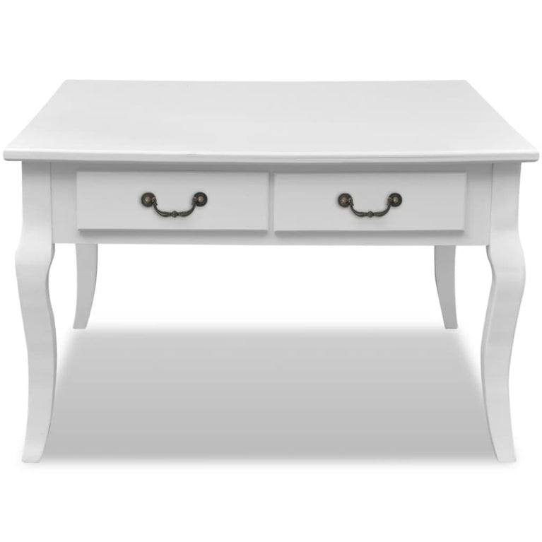 Salontafel met 4 lades wit MeubelReus