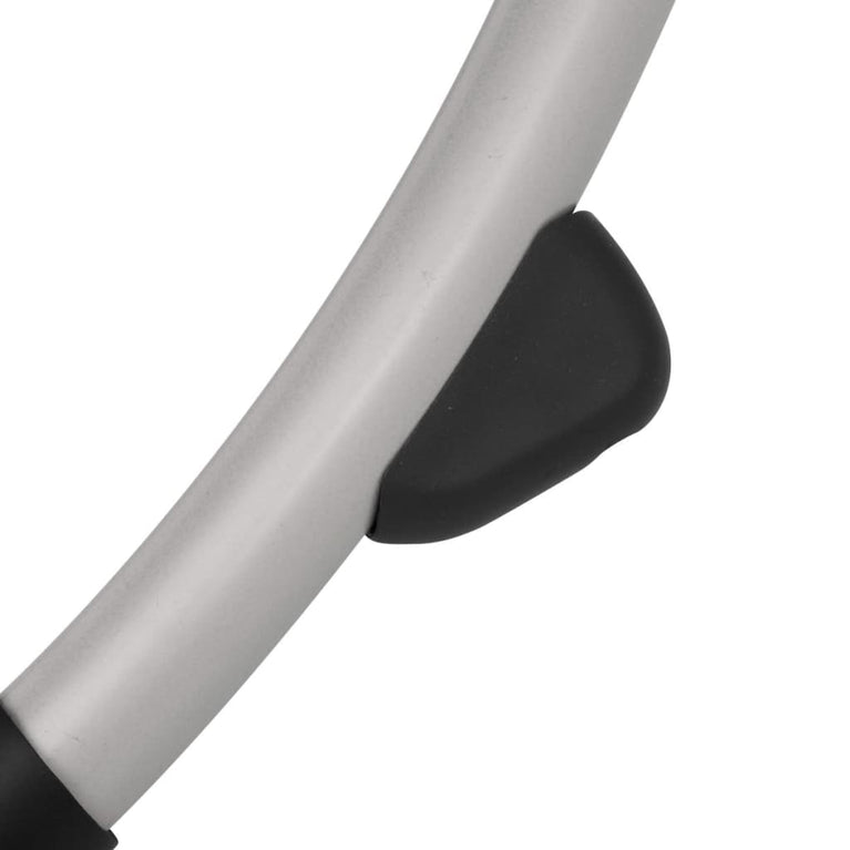 Ligbed voor buiten geometrisch zwart en grijs staal MeubelReus