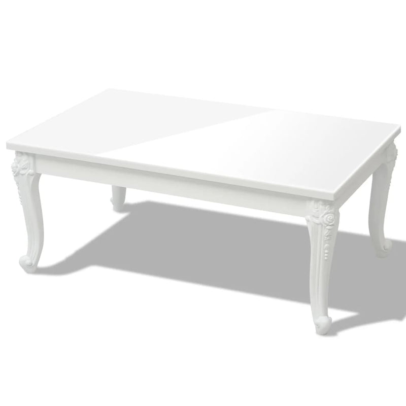 Salontafel 100 x 60 x 42 cm hoogglans wit MeubelReus