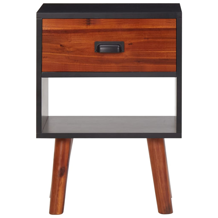 Nachtkastje 40x30x57 cm massief acaciahout MeubelReus