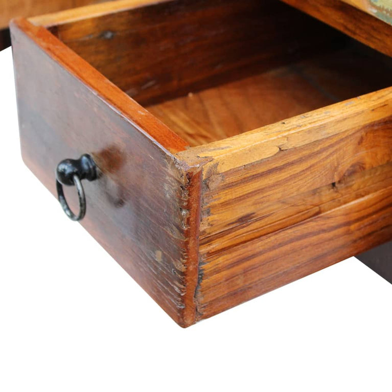 Salontafel met lades 90x45x35 cm massief gerecycled hout MeubelReus