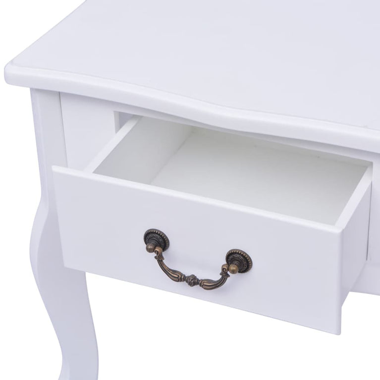 Nachtkastjes 2 stuks MDF wit MeubelReus