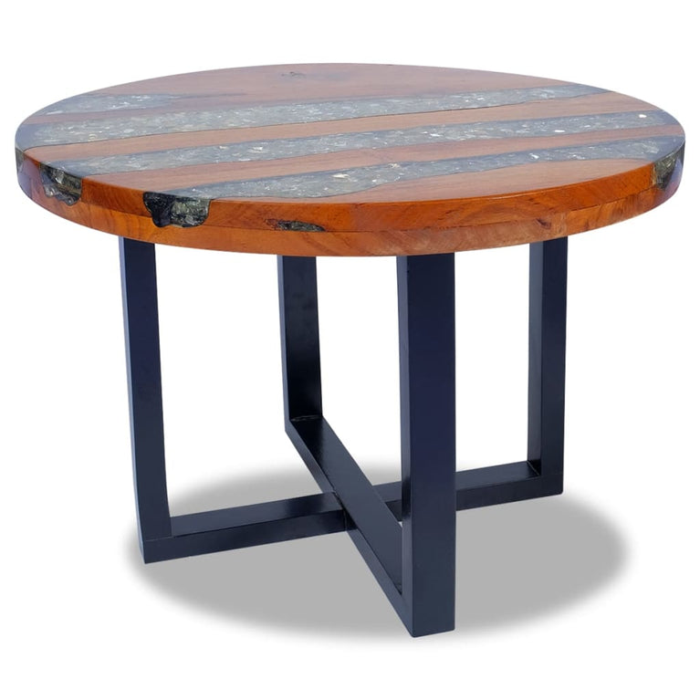 Salontafel massief teakhout hars 60 cm MeubelReus