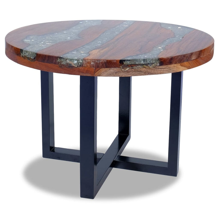 Salontafel massief teakhout hars 60 cm MeubelReus
