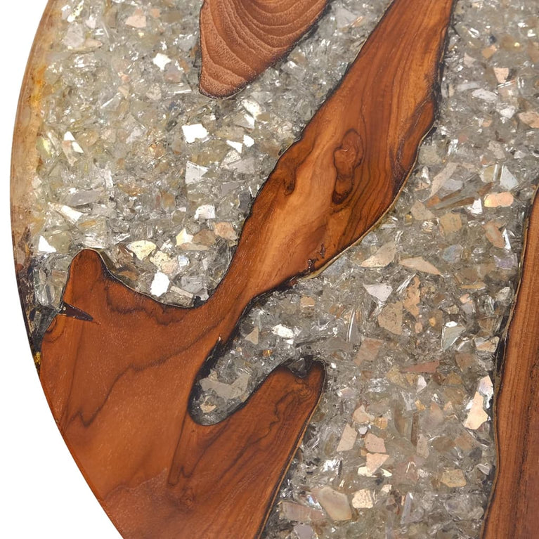 Salontafel massief teakhout hars 60 cm MeubelReus