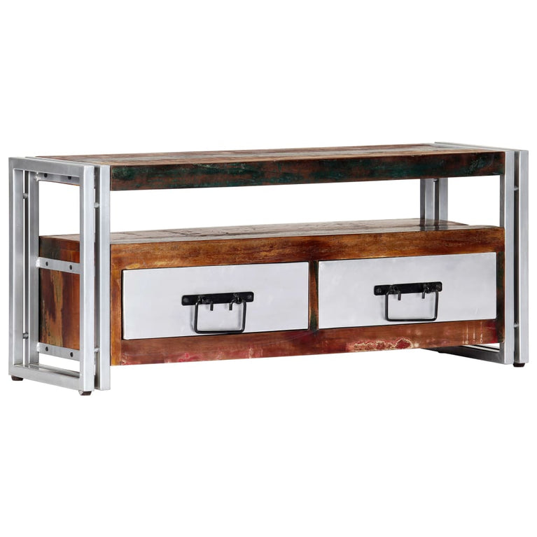 Tv-meubel 90x30x40 cm massief gerecycled hout MeubelReus