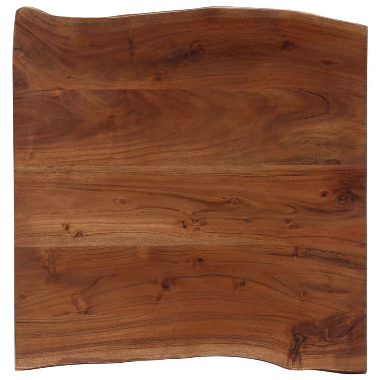 Salontafel met natuurlijke randen 60x60x40 cm acaciahout MeubelReus