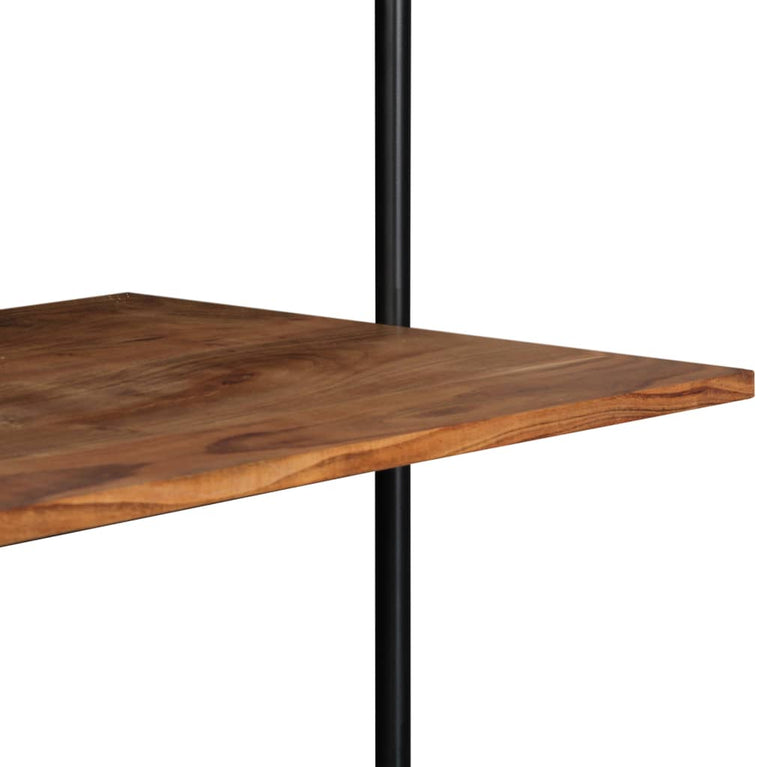 Wandbureau 90x40x170 cm massief acaciahout MeubelReus