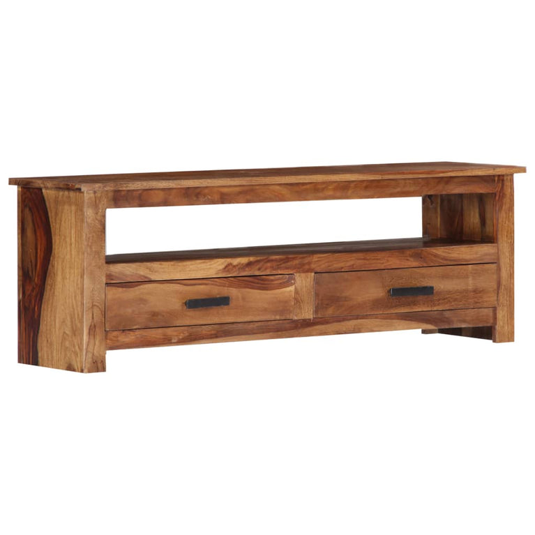 TV-meubel 118x30x40 cm massief sheeshamhout MeubelReus