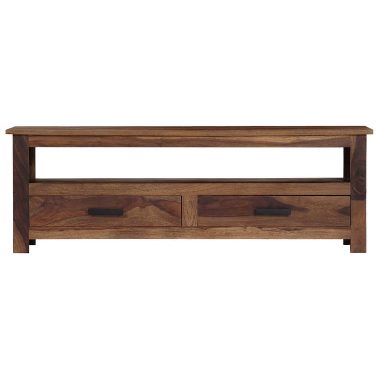 TV-meubel 118x30x40 cm massief sheeshamhout MeubelReus